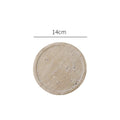 Round Travertine Tray